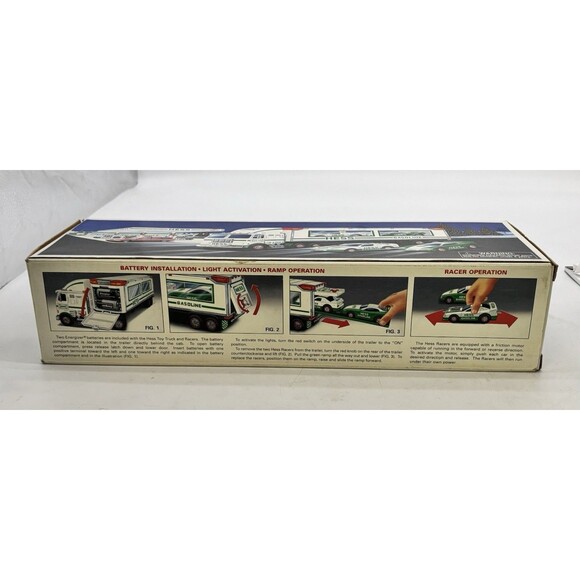 Vintage 1997 Hess Toy Truck and Racers with Box and Packaging Rare - Picture 6 of 6